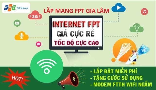 Lắp mạng FPT Gia Lâm