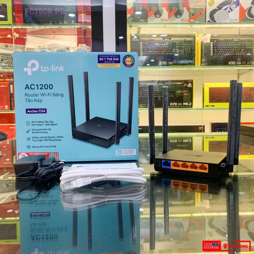 Lắp thêm bộ phát Wifi giá rẻ Lắp bộ phát wifi phụ TpLink C54