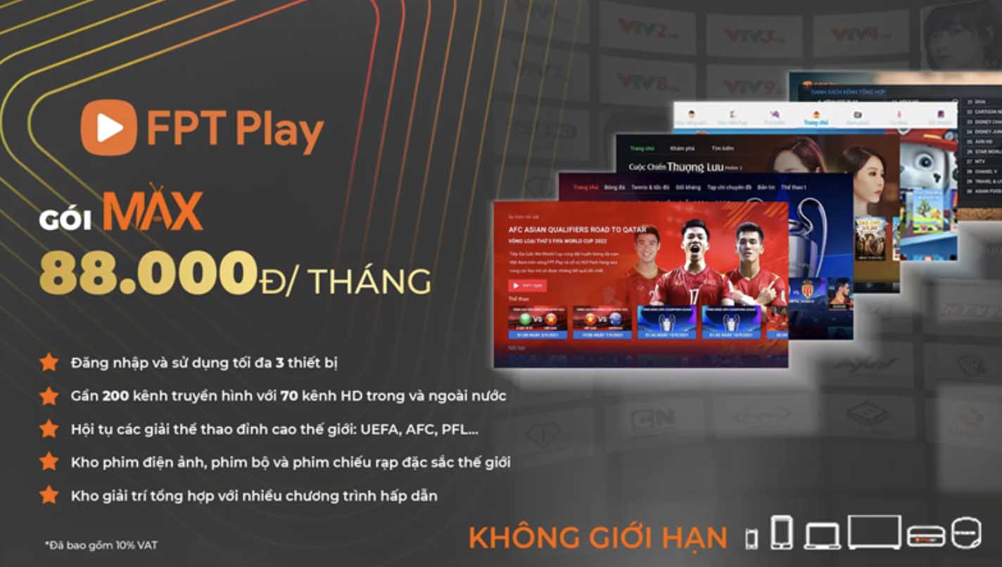 Gói cước Max FPT Play
