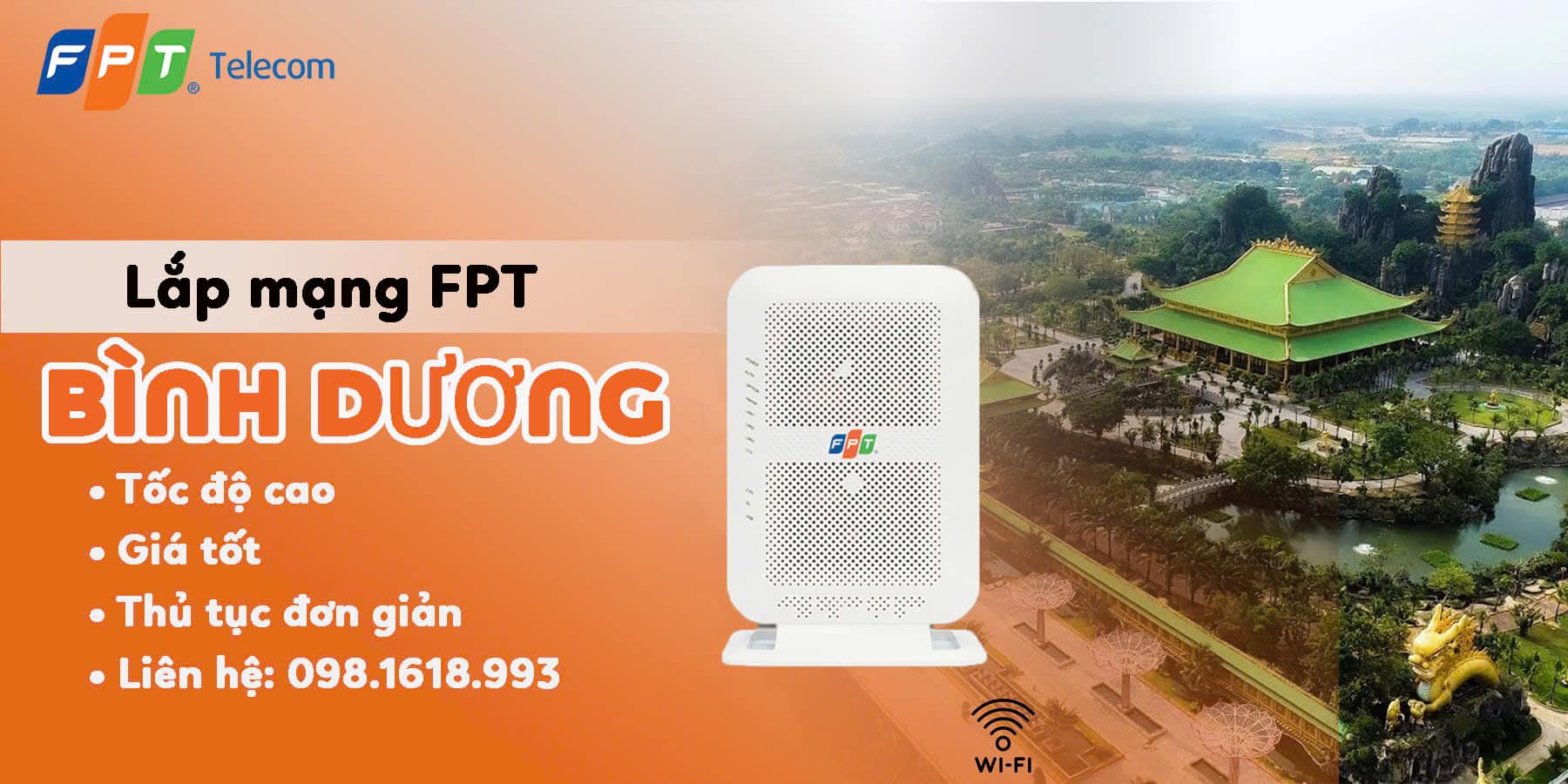 Lắp mạng FPT Bình Dương