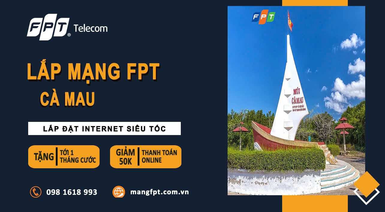 Lắp mạng FPT Cà Mau