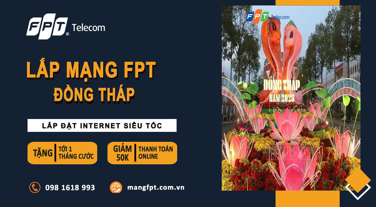 Lắp mạng FPT Đồng Tháp
