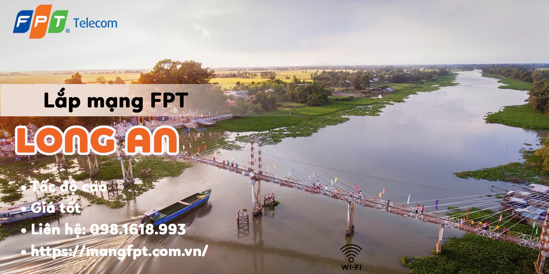 Lắp mạng FPT Long An