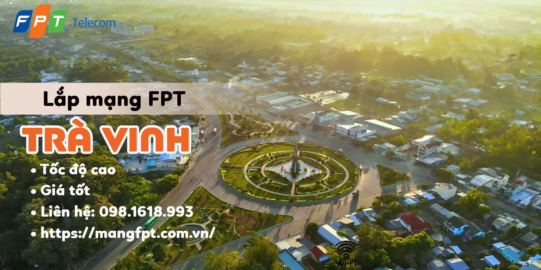 Lắp mạng FPT Trà Vinh