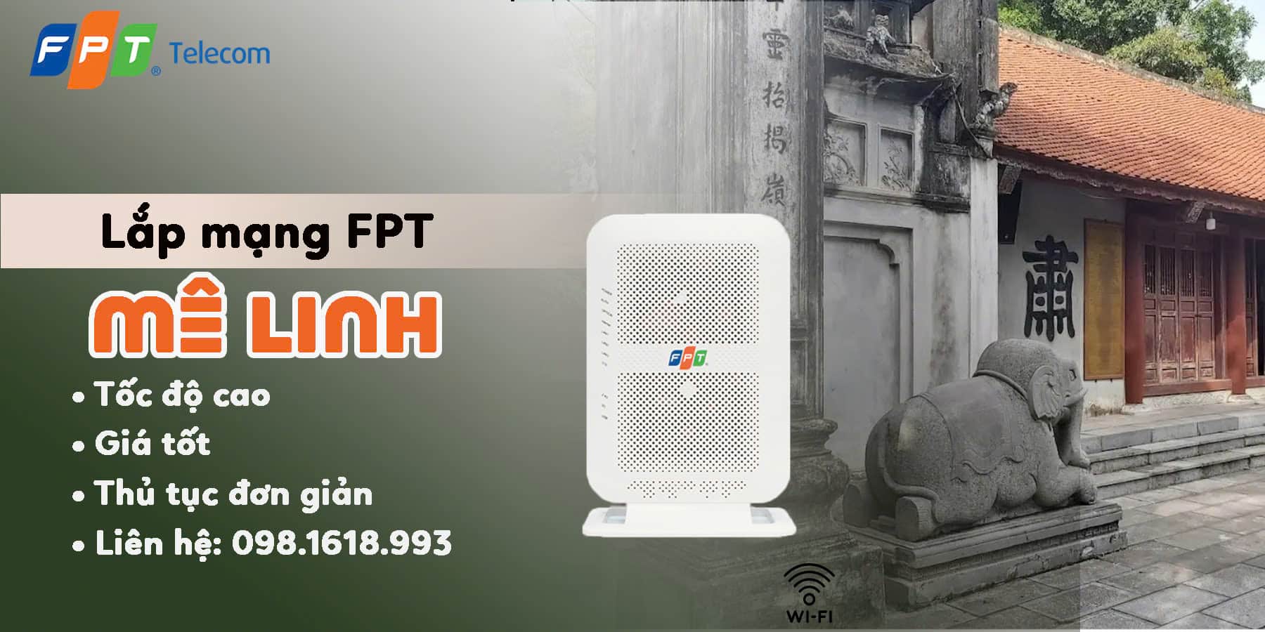 Lắp mạng FPT Mê Linh