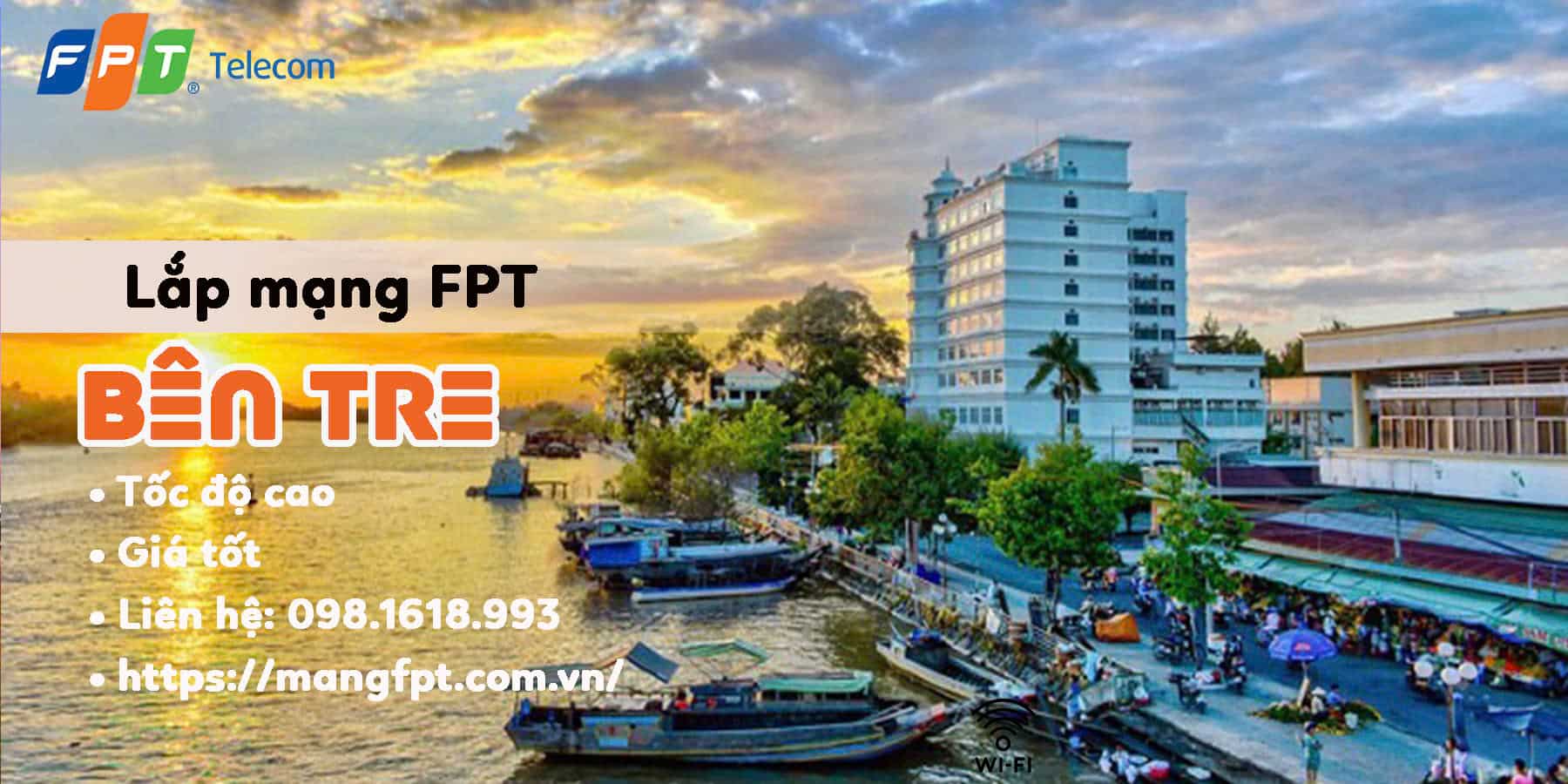 Lắp mạng FPT Bến Tre