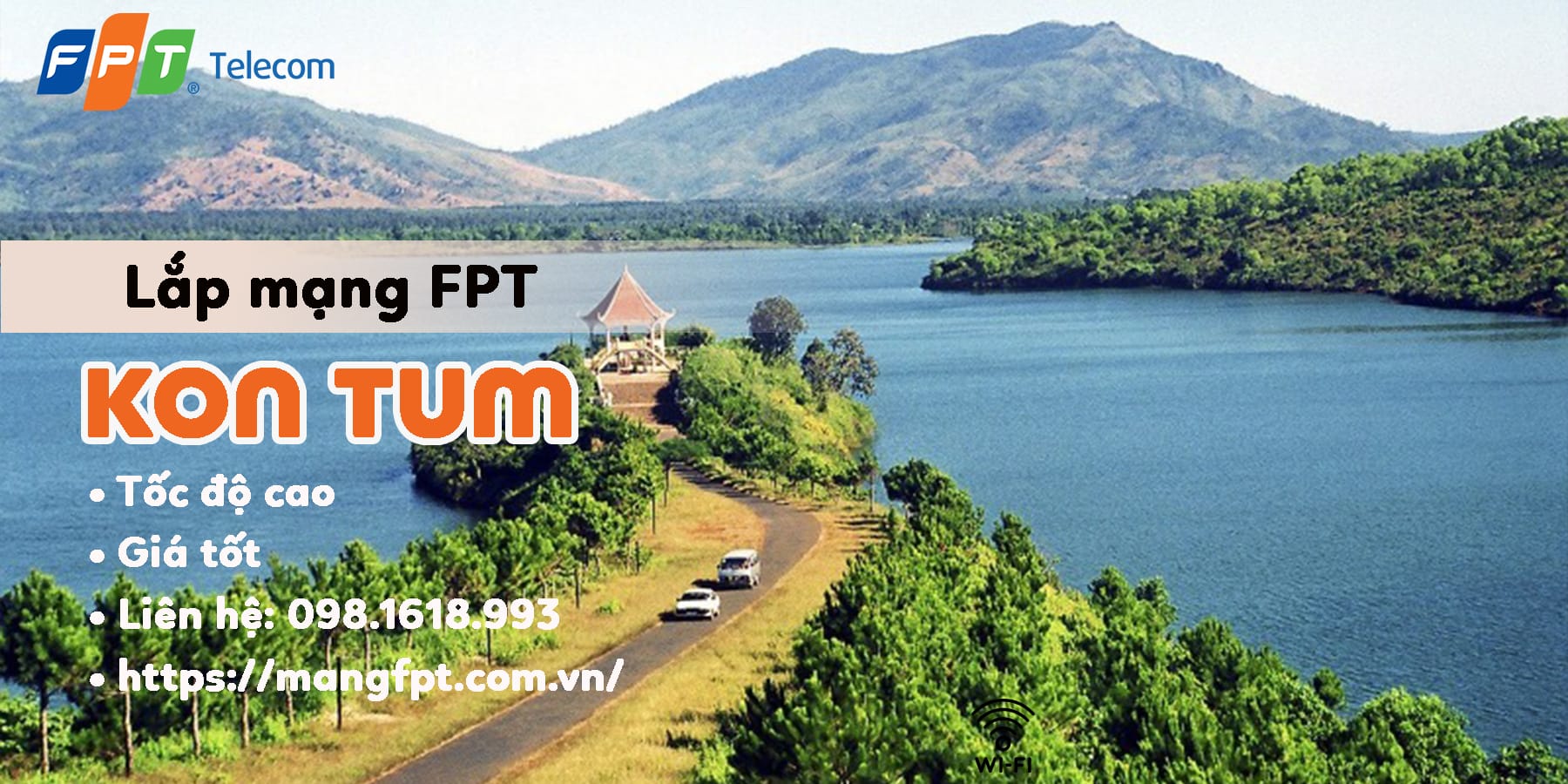 Lắp mạng FPT Kon Tum