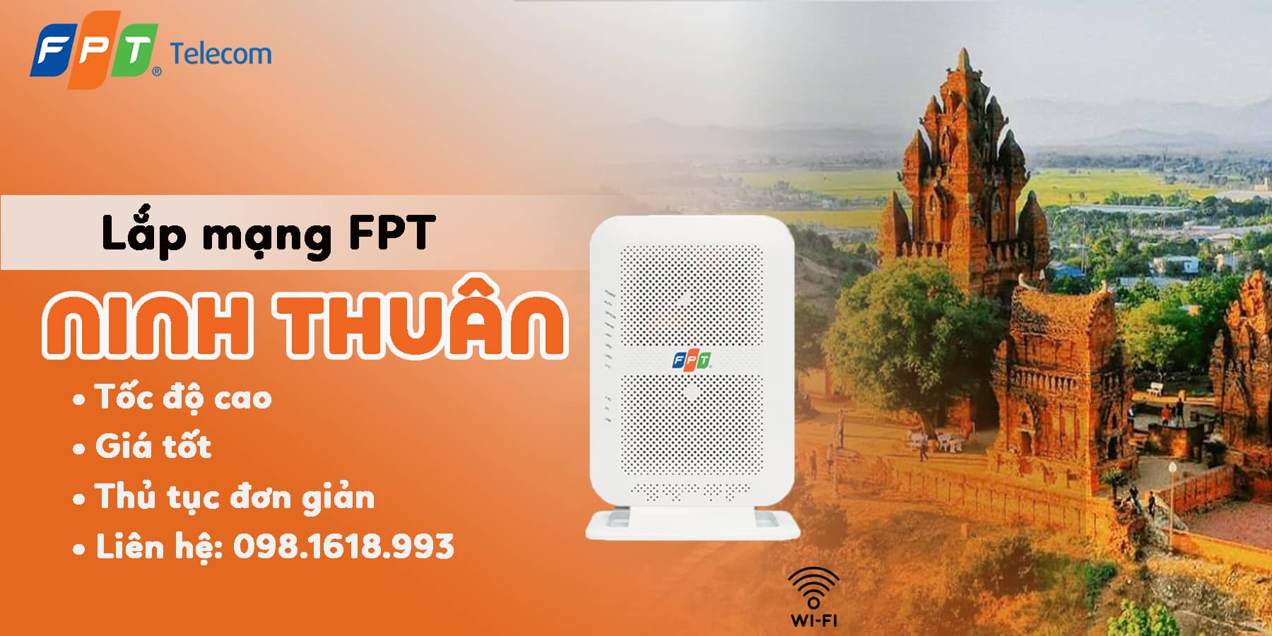 Lắp mạng FPT Ninh Thuận