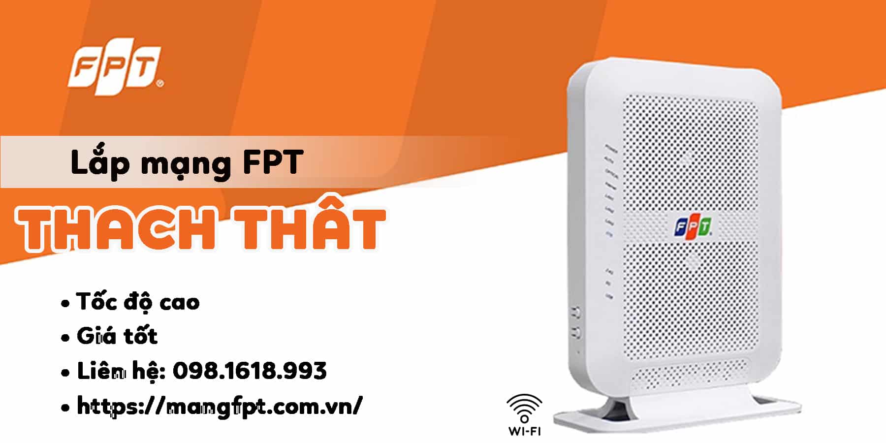 Lắp mạng FPT Thạch Thất