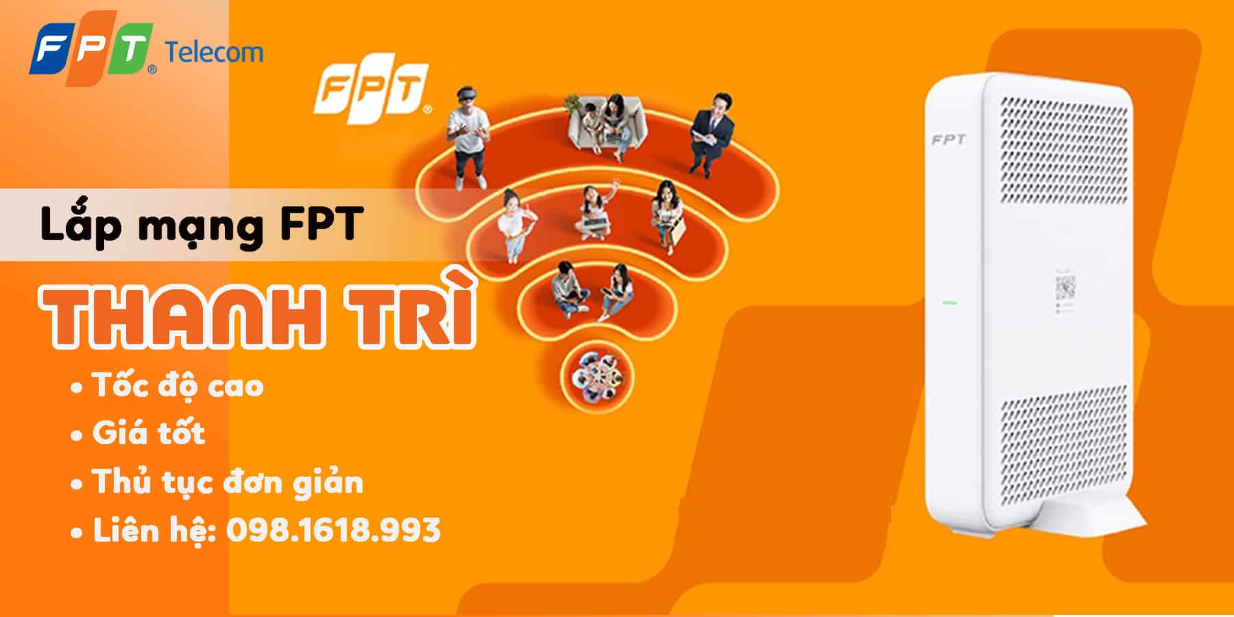 Lắp mạng FPT Thanh Trì